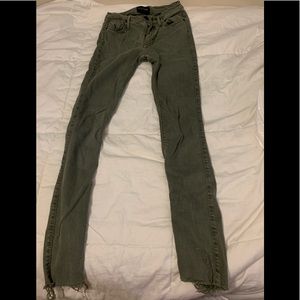 Black Orchid Los Angeles Green (Olive) Jeans